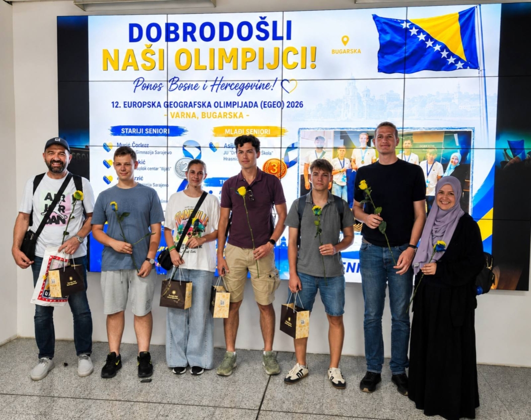 Uspjeh učenika Druge gimnazije Sarajevo na Evropskoj olimpijadi iz geografije
